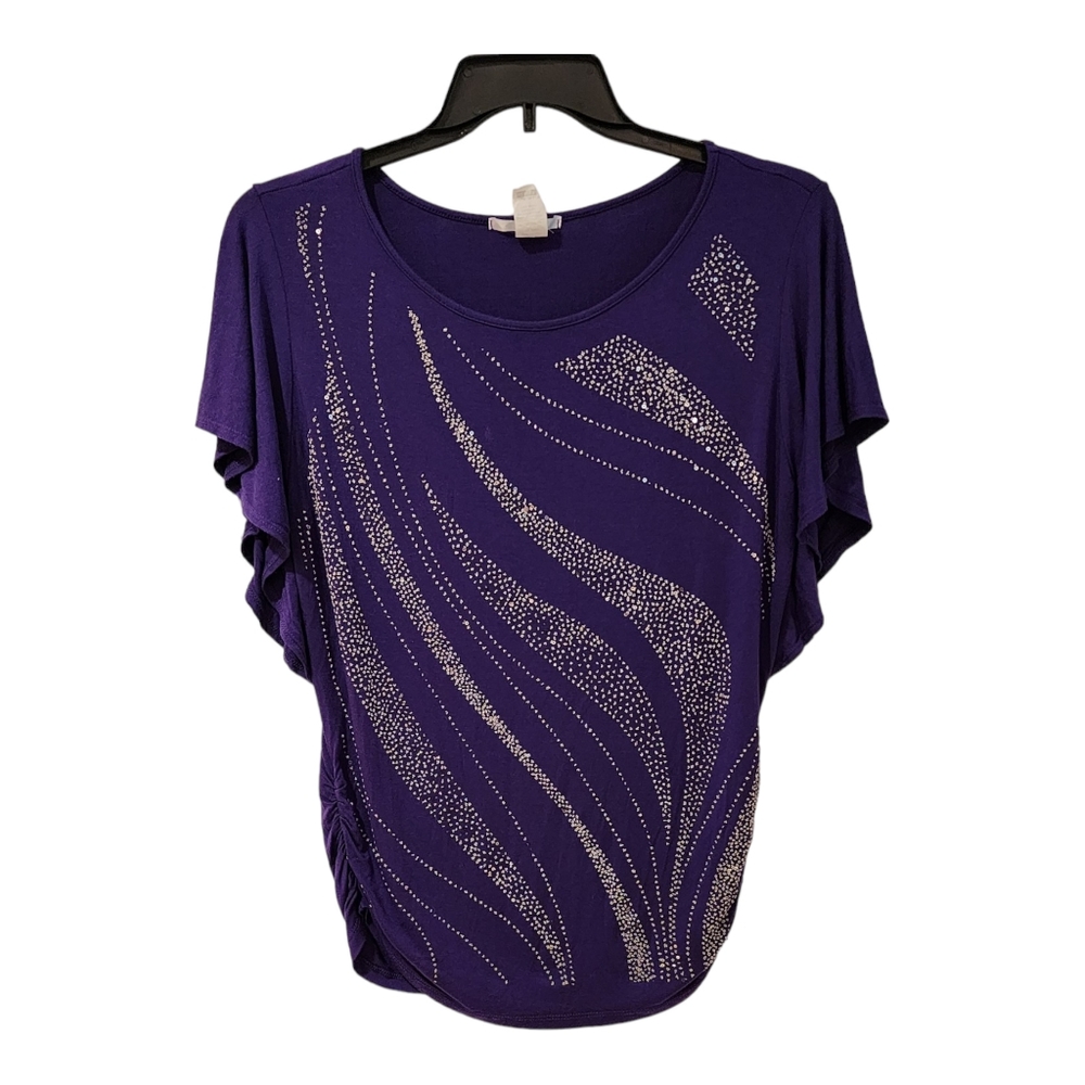 Nouvida Shimmery Purple Blouse